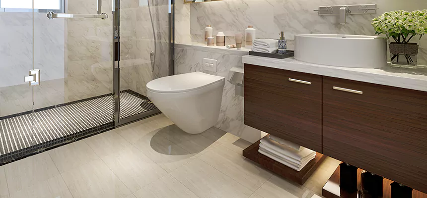 Burst Pipe Bathroom Cleanup in Fayetteville