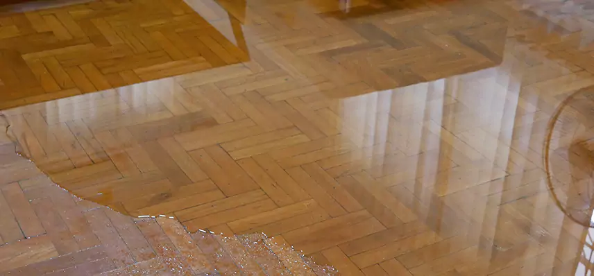 Laminate Wood Floor Water Damage Repair in Fayetteville